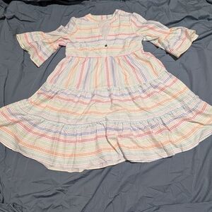 SHEIN Pastel Striped Ladies Dress/Top